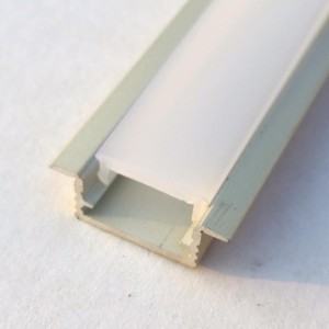 RS - Aluminium süllyeszthető profil LED szalaghoz 2 méter, opál búrával - 11667NR