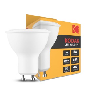 Kodak - Max LED Izzó Spot Alu-Plastic 5W GU10 100° 6000K (410 lumen)