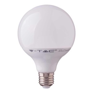 V-tac-samsung - LED izzó - SAMSUNG CHIP 18W E27 G120 Műanyag 6400K -125