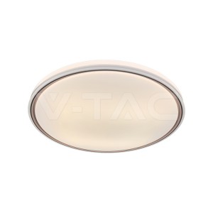 V-tac - Mennyezeti Led lámpa 30W/60W/30W színhőmérséklet és fényerőszabályozható, távirányítós, kávé színű