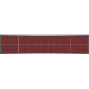 Ledtech - Világító piros LED reklámtábla, fényújság  - 2x5 - 32x160 cm