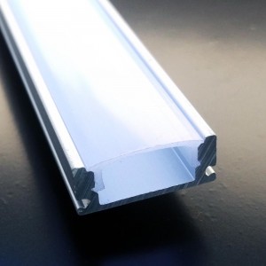 V-tac - Aluminiumprofil LED szalaghoz 2 méter opál búrával, végzáróval -3355