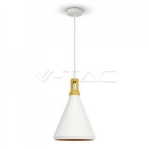 V-tac - Wooden csillár, fehér 250es -3761