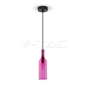V-tac - Palack lámpatest E14 függeszték rose -3774