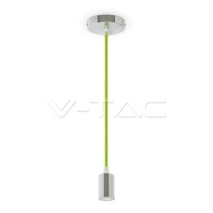 V-tac - Króm függeszték zöd vezetékkel -3785
