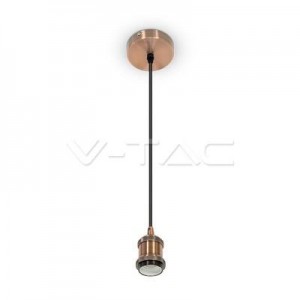 V-tac - E27 függeszték piros bronz -3840