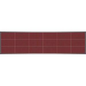 Ledtech - Világító piros LED reklámtábla, fényújság  - 3x6 - 48x192 cm