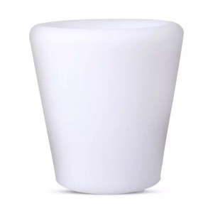 V-tac - Viárgcserép formájú RGB (színváltós) kerti dekor-lámpa, akkuval, távirányítóval, 28x29cm, IP65 - 40181