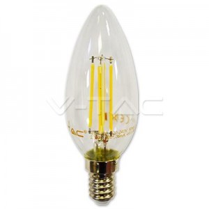 V-tac - E14 4W Filament Gyertya Led égő, 2700K -4301