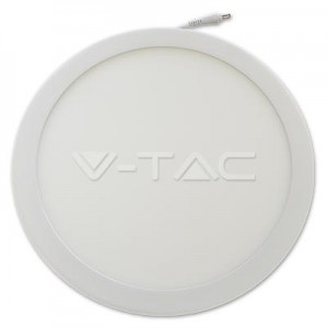 V-tac-samsung - 24W Beépíthető Premium Led panel, kör, 6400K -726