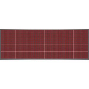 Ledtech - Világító piros LED reklámtábla, fényújság  - 4x6- 64x192 cm