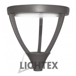 Lightex - 50W Led lámpafej 50 mm-es oszlopra, RANDA, IP65, 4000K - LTX51125
