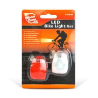 OEM - LED-es kerékpár lámpa szett TPE borítással - 2 db / szett - 57069B OEM - LED-es kerékpár lámpa szett TPE borítással - 2 db / szett - 57069B