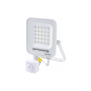 Optonica - LED SMD reflektor, fehér, 20W 90° IP65 6000K + érzékelő
