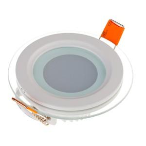 V-tac - 6W beép. mini üveg ledpanel, kör, 4000K -6277