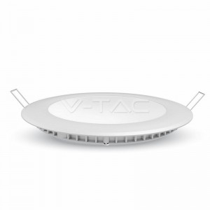 V-tac - 30W Beépíthető led panel, kör, 4000K -6428