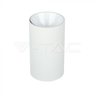 V-tac - GU10 lámpatest, kör, fehér-fehér - 8588
