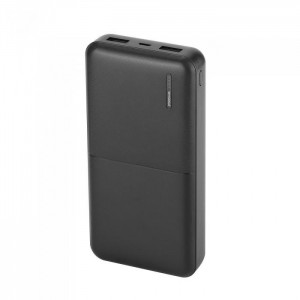 V-tac - Powerbank, hordozható töltő, 20000mA, USB-c, Fekete -8903 V-tac - Powerbank, hordozható töltő, 20000mA, USB-c, Fekete -8903