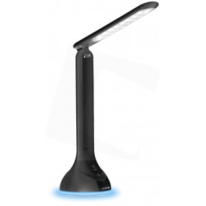 Avide - LED Asztali Lámpa RGB Hangulatvilágítással - Fekete 4W