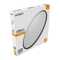 Avide - LED Mennyezeti Lámpa Olivia Fekete 22W 380x50mm NW 4000K 100lm/W