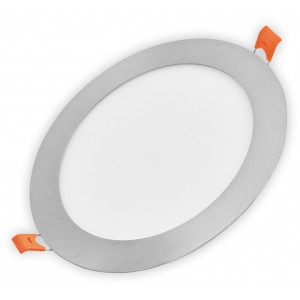 Avide 12W Beépíthető LED panel, Kör, természetes fehér - Szatén
