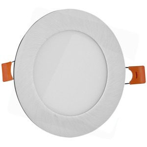 Avide - 6W Falon kívüli Led panel, kör, szatén, 4000K - ACRPNW-R-6W-ALU-SN