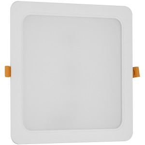 Avide - Beépíthető LED panel (műanyag) 24W, négyzet, Természetes fehér (4000K) - ACRPNW-S-24W-PC