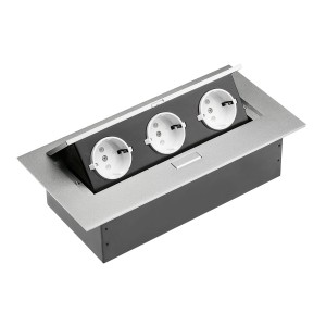 GTV - Hármas elosztó, felbillenő, szatén - GTV005