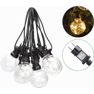 Aigostar - 8m LED gömb füzér IP44 2700K