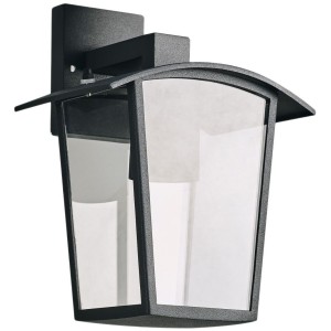 Avide - kültéri fali lámpa Coronado 1xE27 IP44 fekete