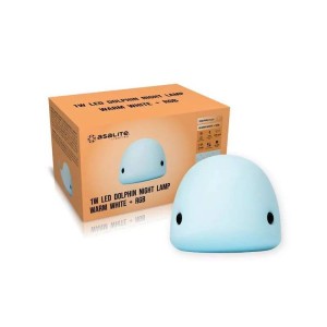Asalite - LED éjjeli lámpa delfin 1W