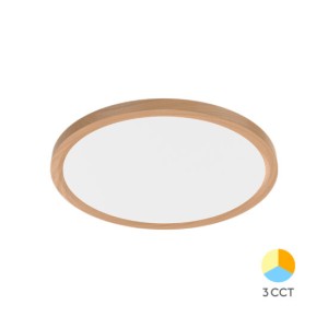 Braytron - LED Mennyezeti lámpa, CCT, 36W, 3960lm, IP20, 400mm, Fahatású, Jade