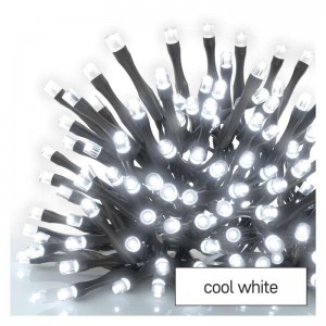 Emos - Standard LED sorolható karácsonyi füzér – jégcsapok, 2,5 m, kültéri, hideg fehér