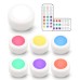 Entac - Mini Hordozható Éjjeli Fény 0.45W RGB + Távir. 6db/csomag