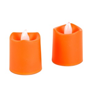 Globiz - LED-es gyertya - narancssárga - 2 db / csomag - 56620A