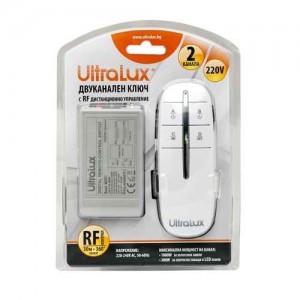 Ultralux - Ultralux RF vezetéknélküli kapcsoló, 2 csatornás - HT002