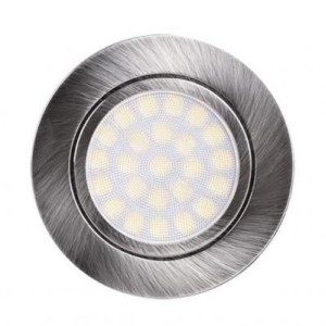 Ultralux - LED lámpa, beépíthető, 220-240V AC, 4W, IP44, szatén nikkel - LML220442SN