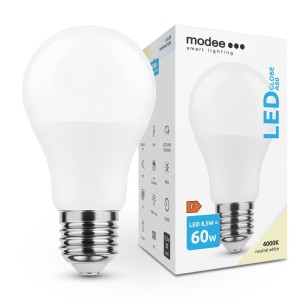 Modee - LED Izzó Globe A60 8,5W E27 4000K (806 lumen) - ML-G4000K8-5WE27