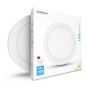 Modee - 24W Falon kívüli LED panel, kör, 4000K (természetes fehér) - ML-LPR4000K24W