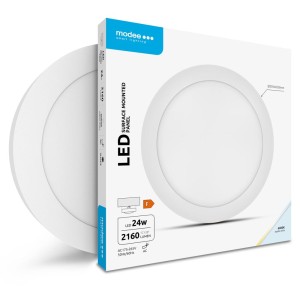 Modee Lighting LED Panel Kerek - Felszerelhető 24W 6000K (2040 lumen) A-series - ML-LPR6000K24WA2N Modee Lighting LED Panel Kerek - Felszerelhető 24W 6000K (2040 lumen) A-series - ML-LPR6000K24WA2N
