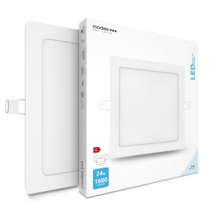 Modee - 24W Beépíthető LED panel, négyzet, 6000K (hideg fehér) -  ML-LPSB6000K24W