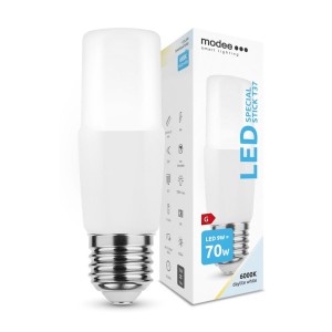 Modee - LED fényforrás 9W, E27, T37, 6000K (Hideg fehér) - ML-T376000K9WE27