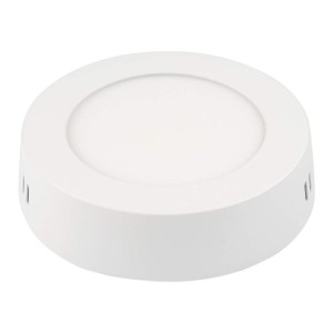 Optonica - Falon kívüli LED panel, Kör, 6W, hideg fehér (6000K) Optonica - Falon kívüli LED panel, Kör, 6W, hideg fehér (6000K)