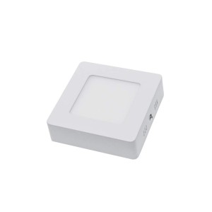 Optonica - Falon kívüli LED panel, Négyzet, 6W, természetes fehér (4500K) Optonica - Falon kívüli LED panel, Négyzet, 6W, természetes fehér (4500K)