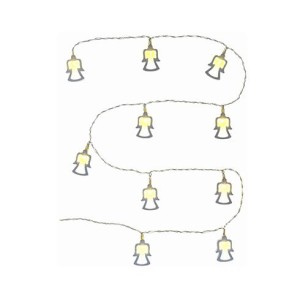 Retlux - Karácsonyi Fa angyalkák, 10 led , Meleg fehér, elemes -RXL 269