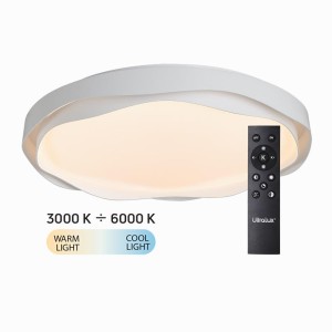 Ultralux - LED Mennyezeti lámpa távirányítóval, CCT, 72W, 3-6000K, 7200lm, 70X510mm Ultralux - LED Mennyezeti lámpa távirányítóval, CCT, 72W, 3-6000K, 7200lm, 70X510mm